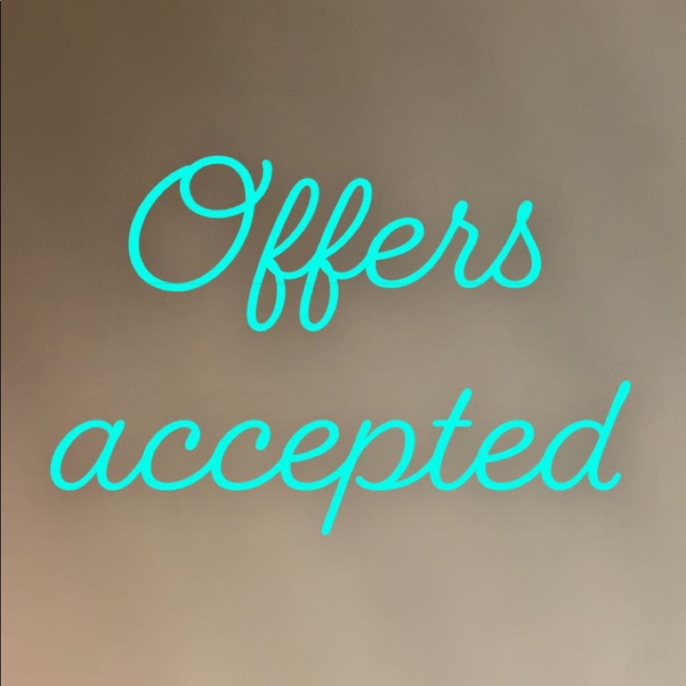 Reasonable Offers are accepted on all items.